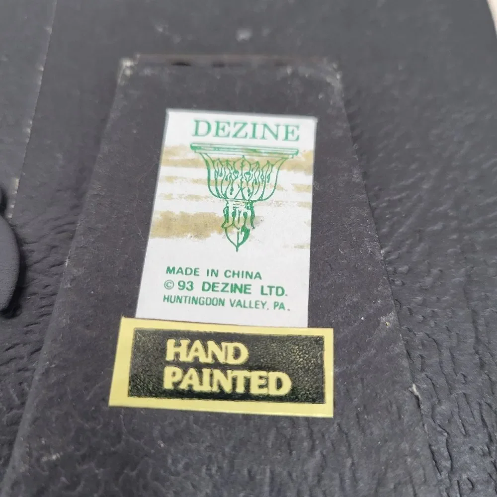Vintage Dezine Hand Painted Floral Cream and Pink Photo Frame